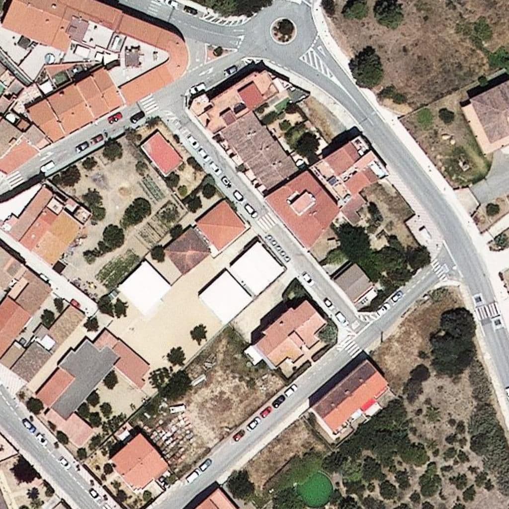 Aerial view of the grounds of Escola Mare de Déu de la Candela