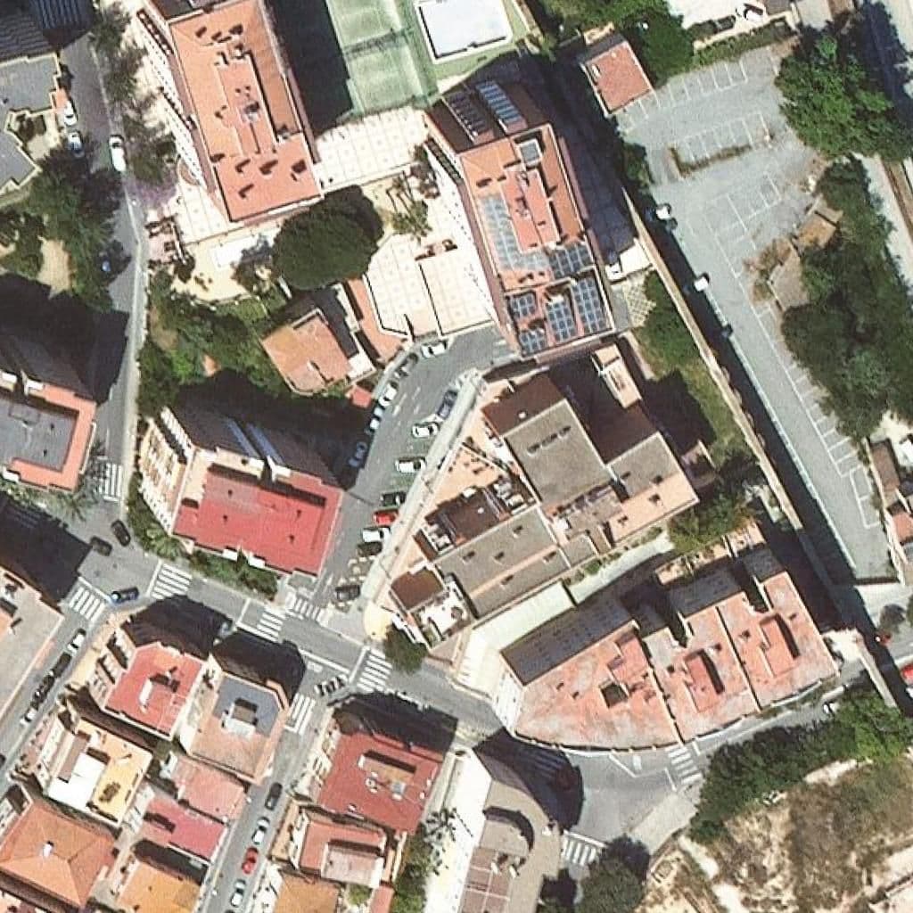 Aerial view of the grounds of Cfa Josepa Massanés I Dalmau