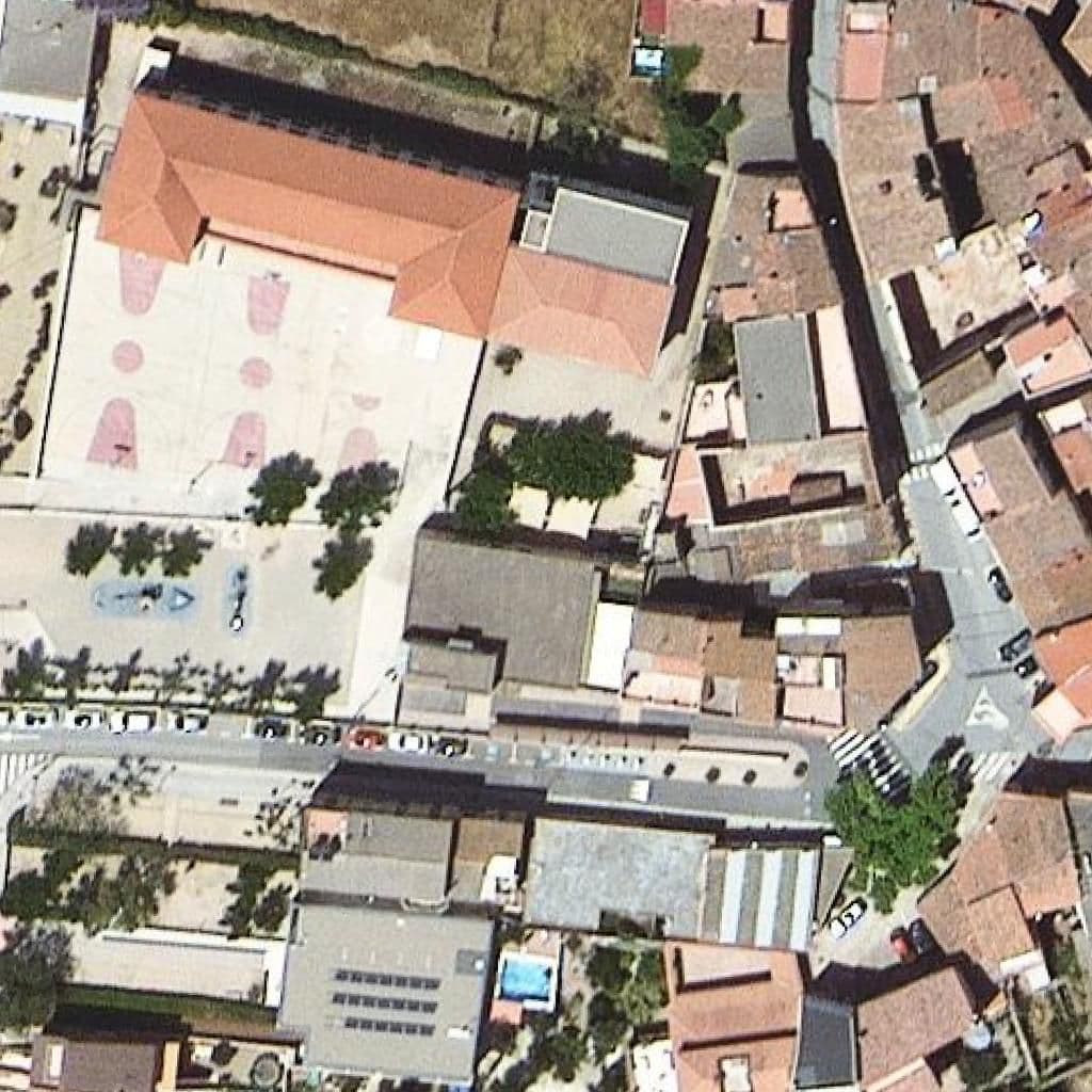 Aerial view of the grounds of Llar d'infants Xiu-xiu