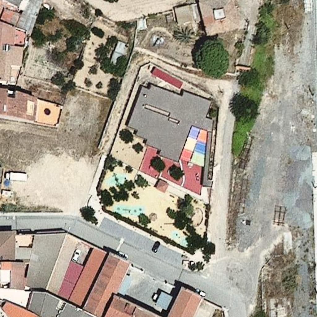 Aerial view of the grounds of Llar d'infants Vailets