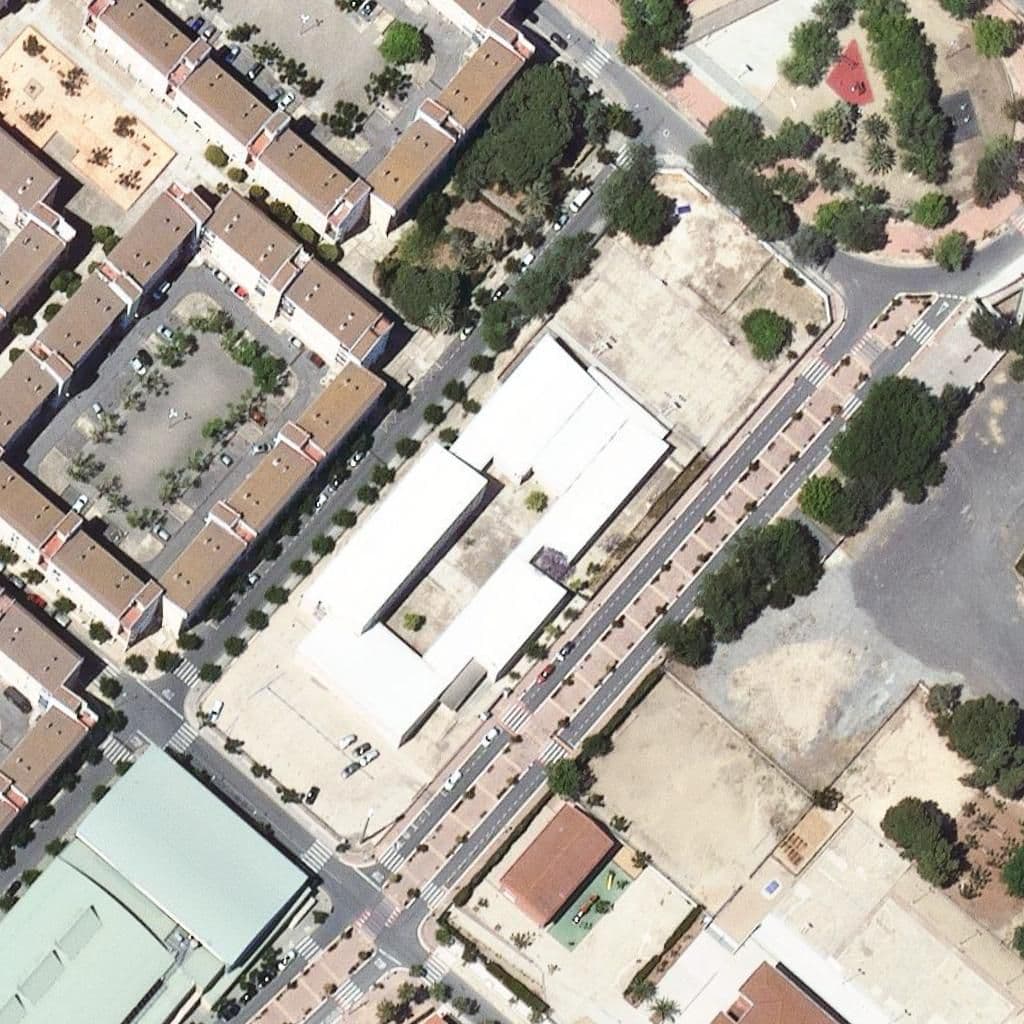 Вид згори на територію школи «Institut de Constantí»