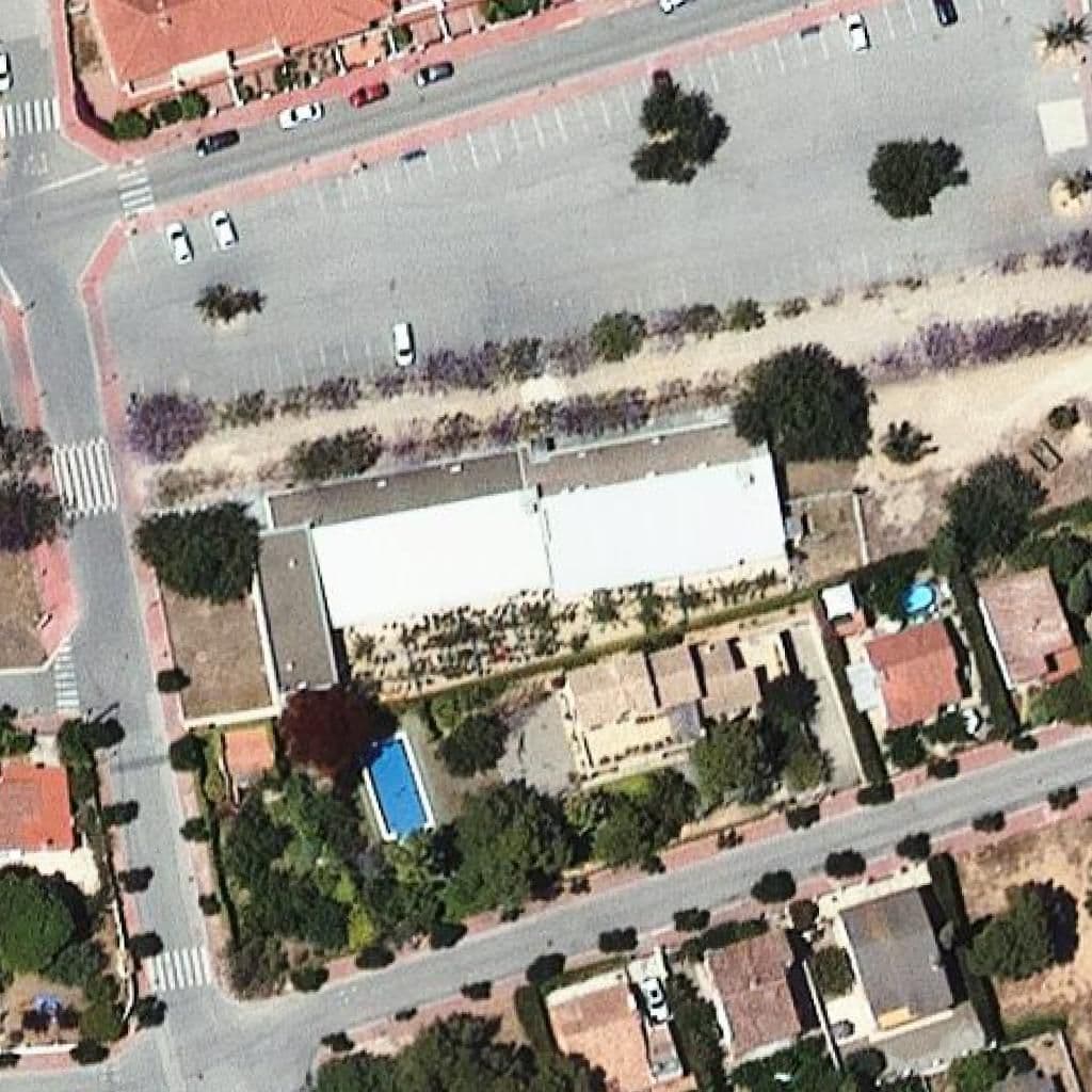 Aerial view of the grounds of Llar d'infants Els Petitons
