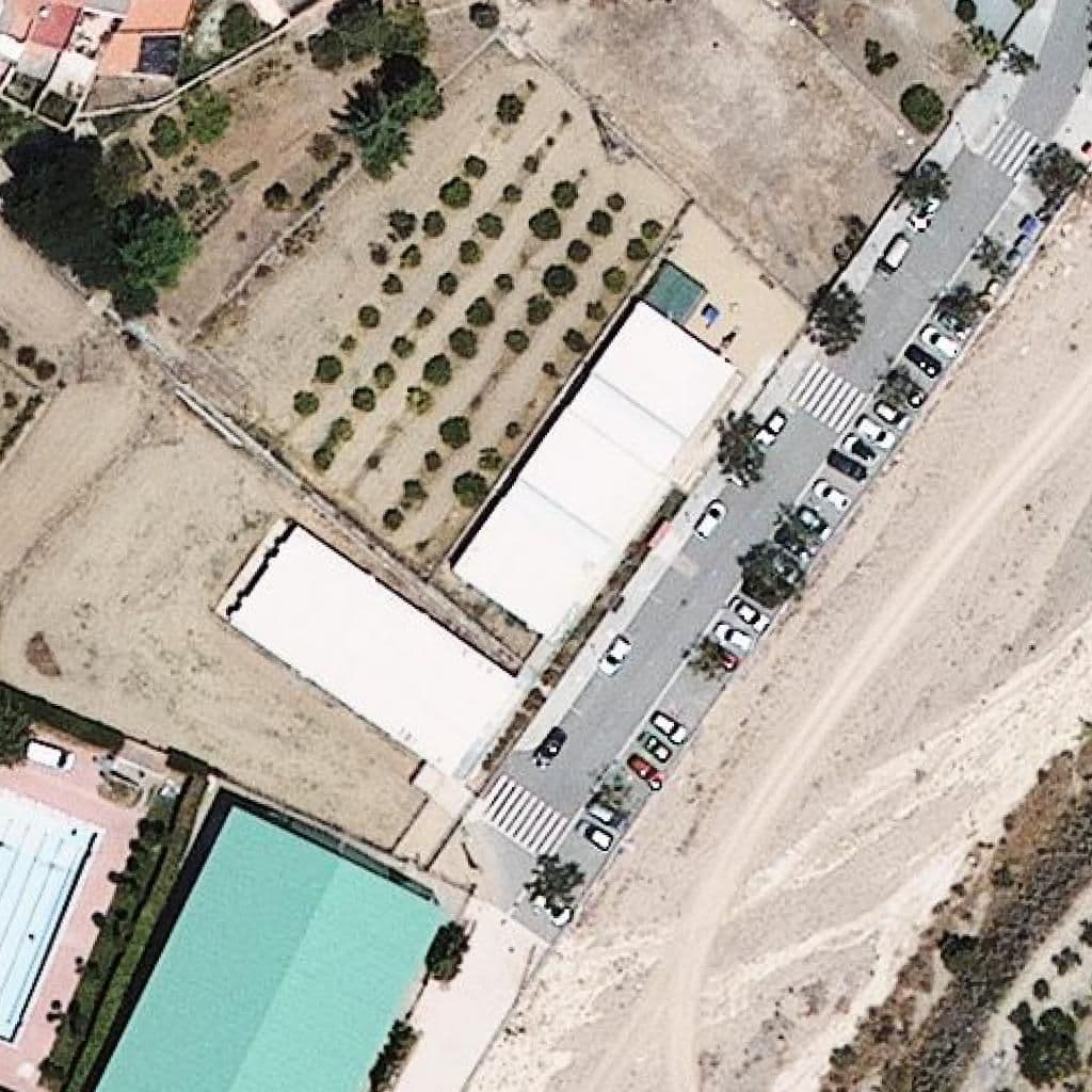 Aerial view of the grounds of Escola de Maspujols