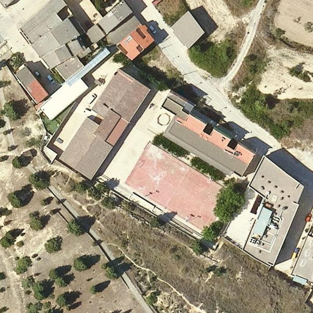 Aerial view of the grounds of Institut Escola Mare de Déu del Portal