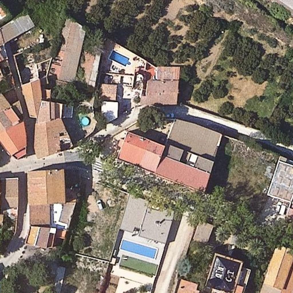 Вид згори на територію школи «Llar d'infants Els Marramiaus»