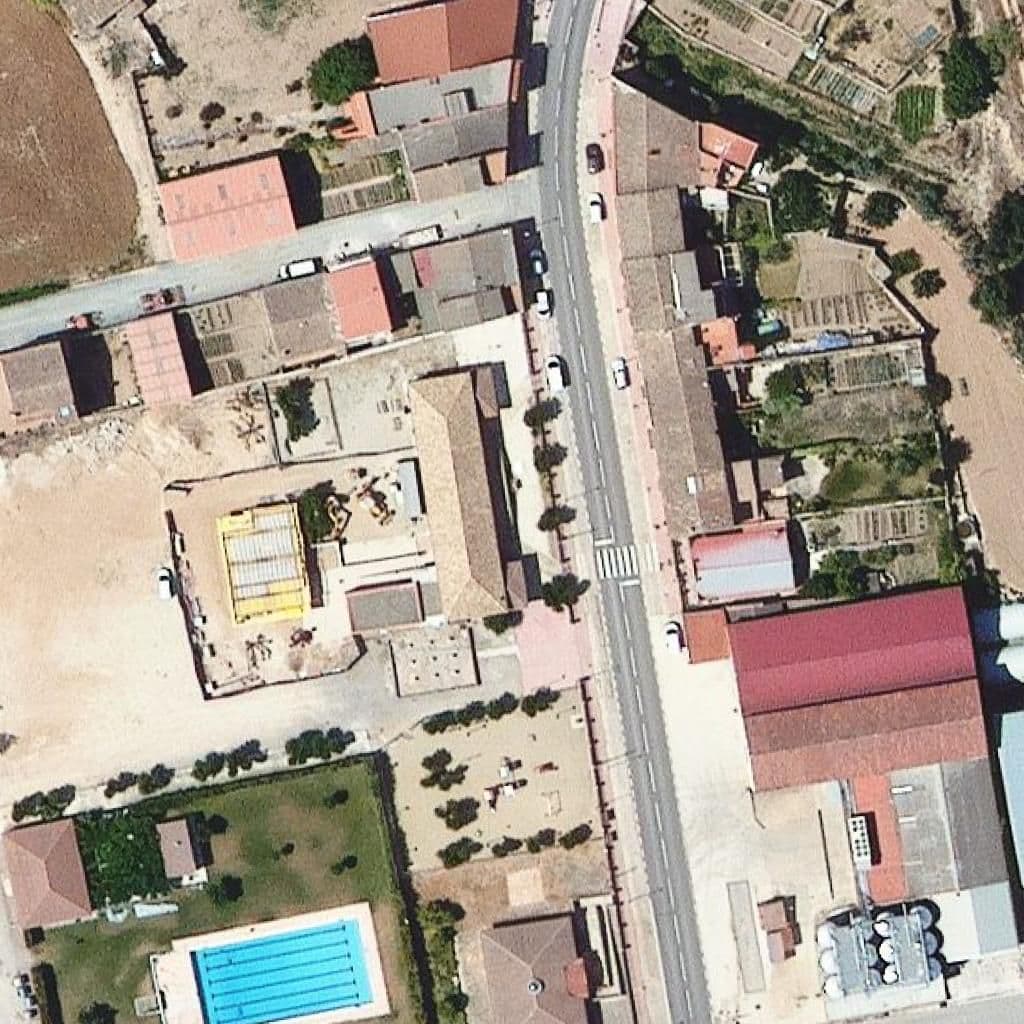 Aerial view of the grounds of Llar d'infants de Solivella