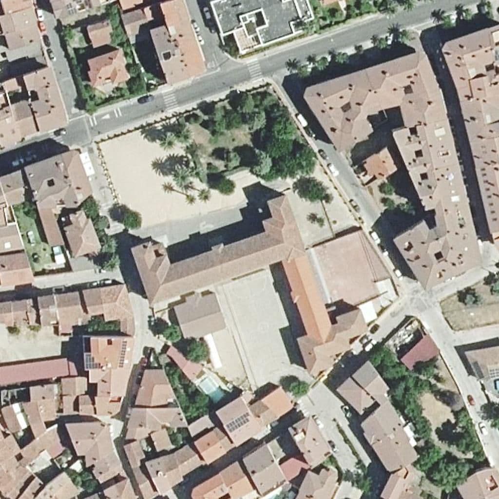 Aerial view of the grounds of ALMANZOR