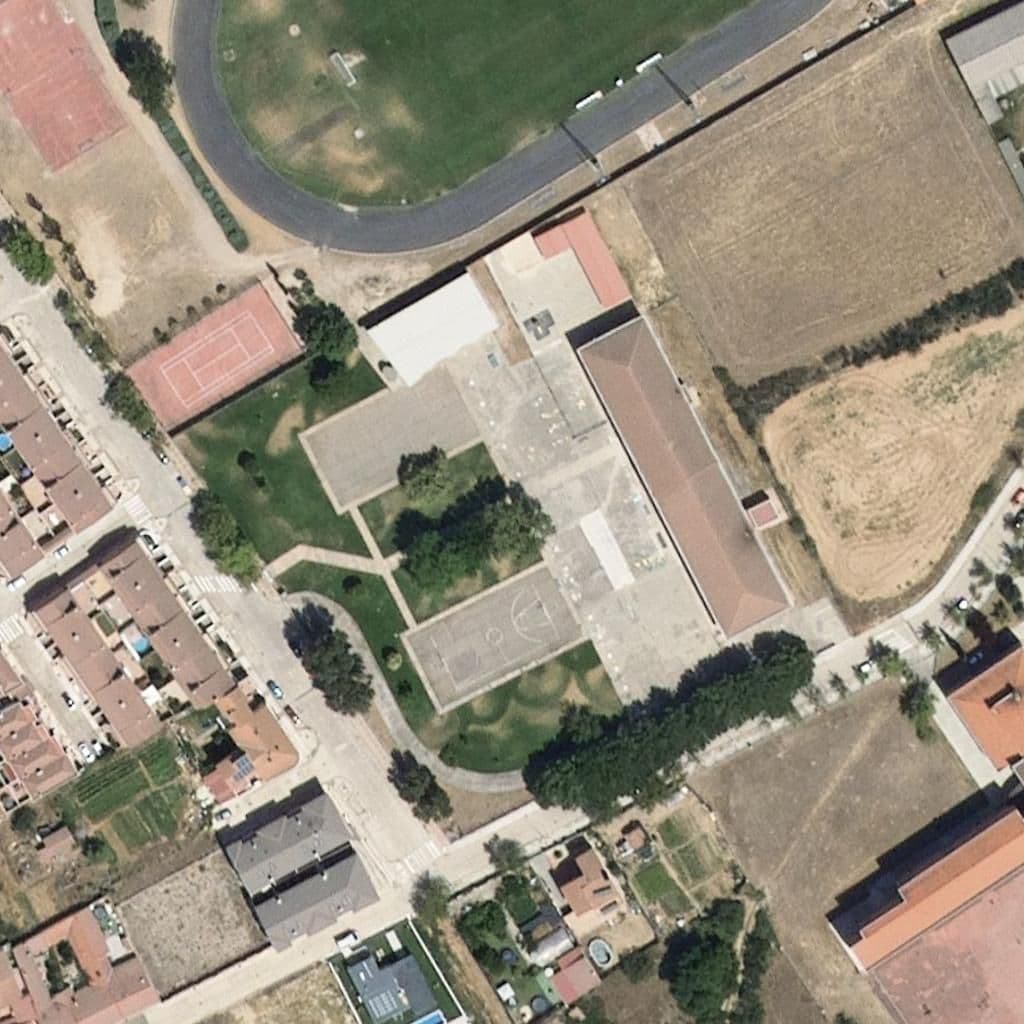 Aerial view of the grounds of ÁNGEL ABIA