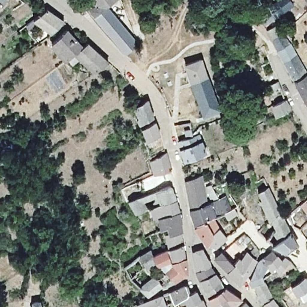 Aerial view of the grounds of ANTONIO JUSTEL