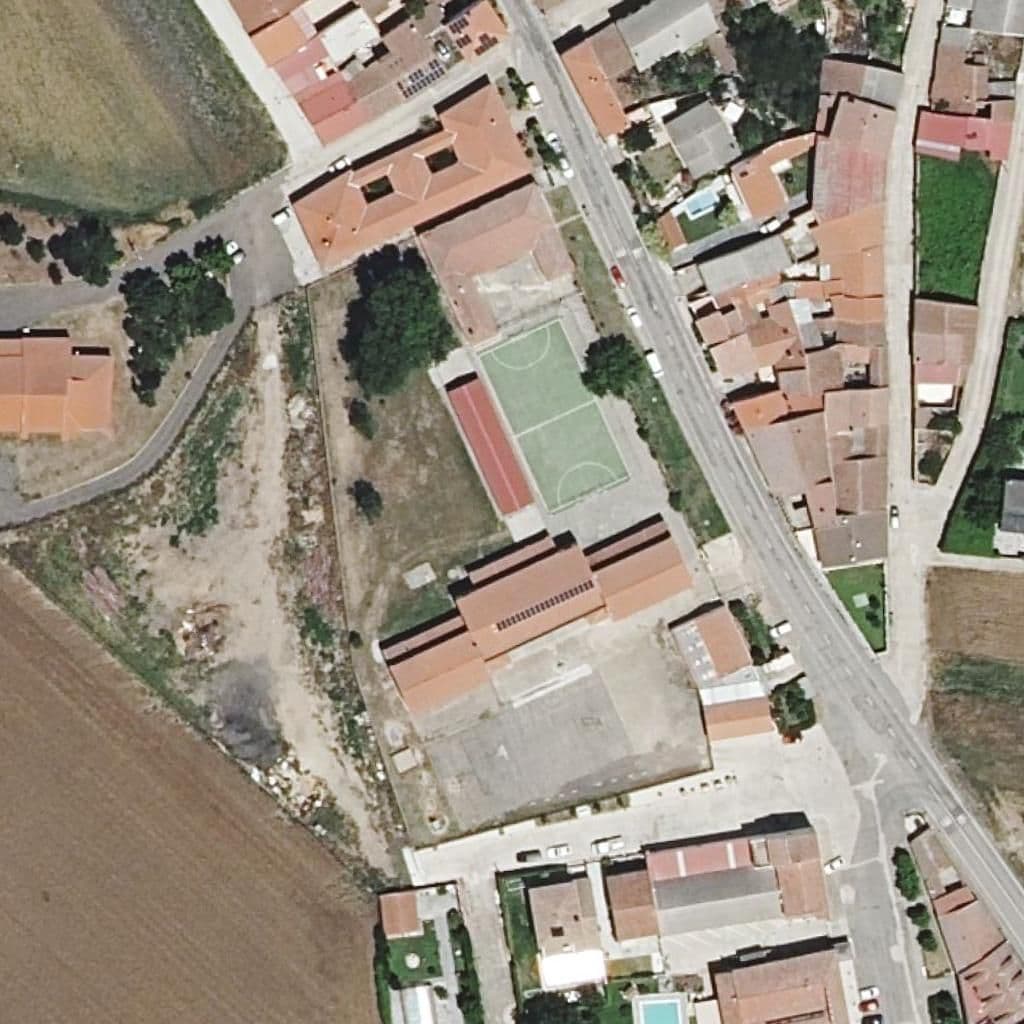 Aerial view of the grounds of ARMUÑA