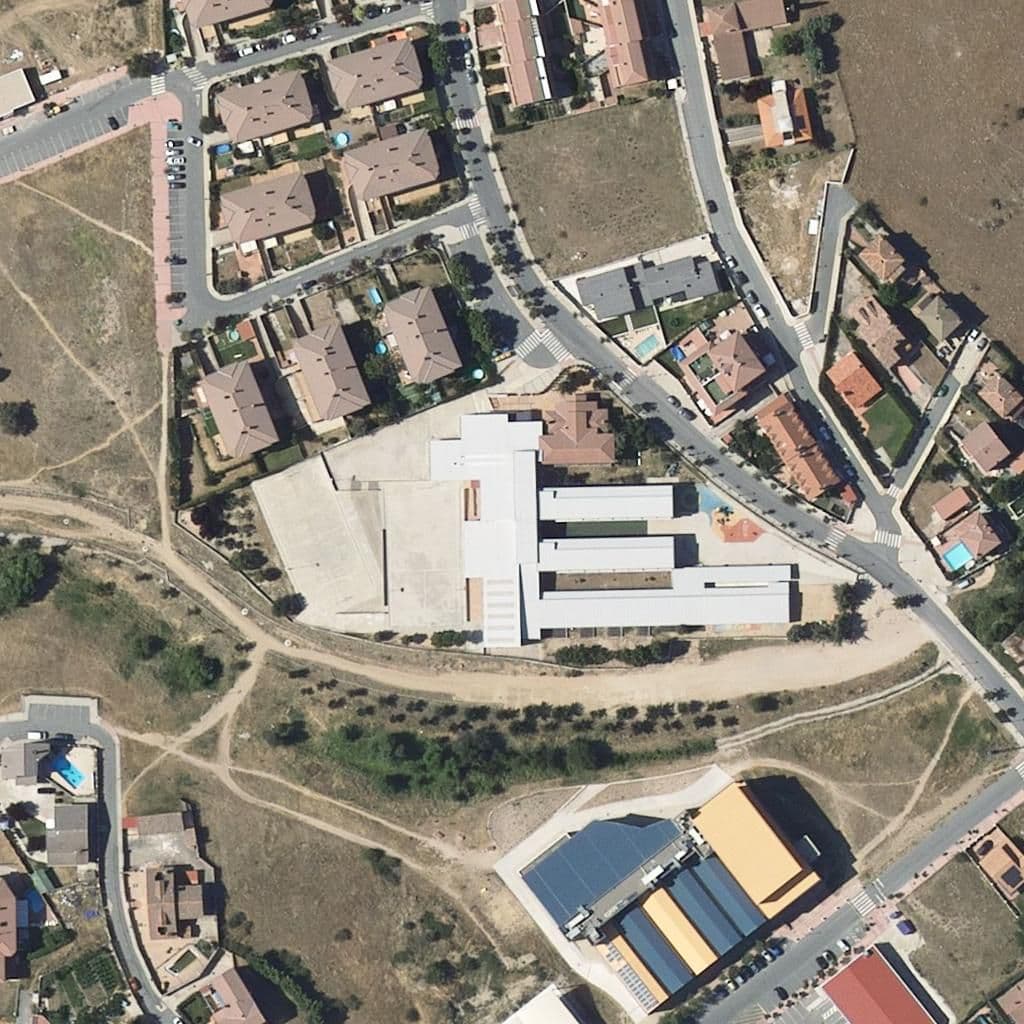 Aerial view of the grounds of ATALAYA