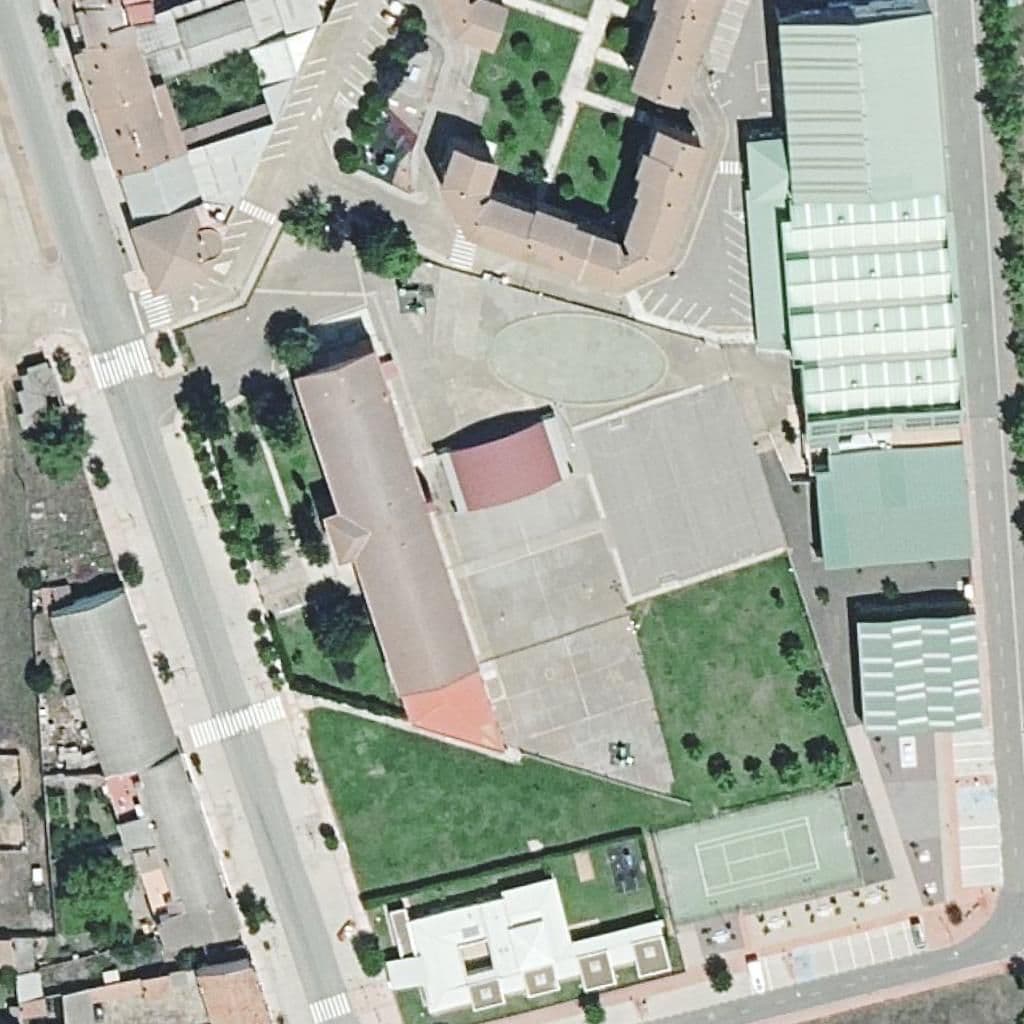 Aerial view of the grounds of BERNARDINO PÉREZ
