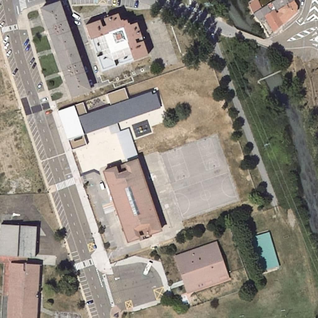 Aerial view of the grounds of CASTILLA Y LEÓN