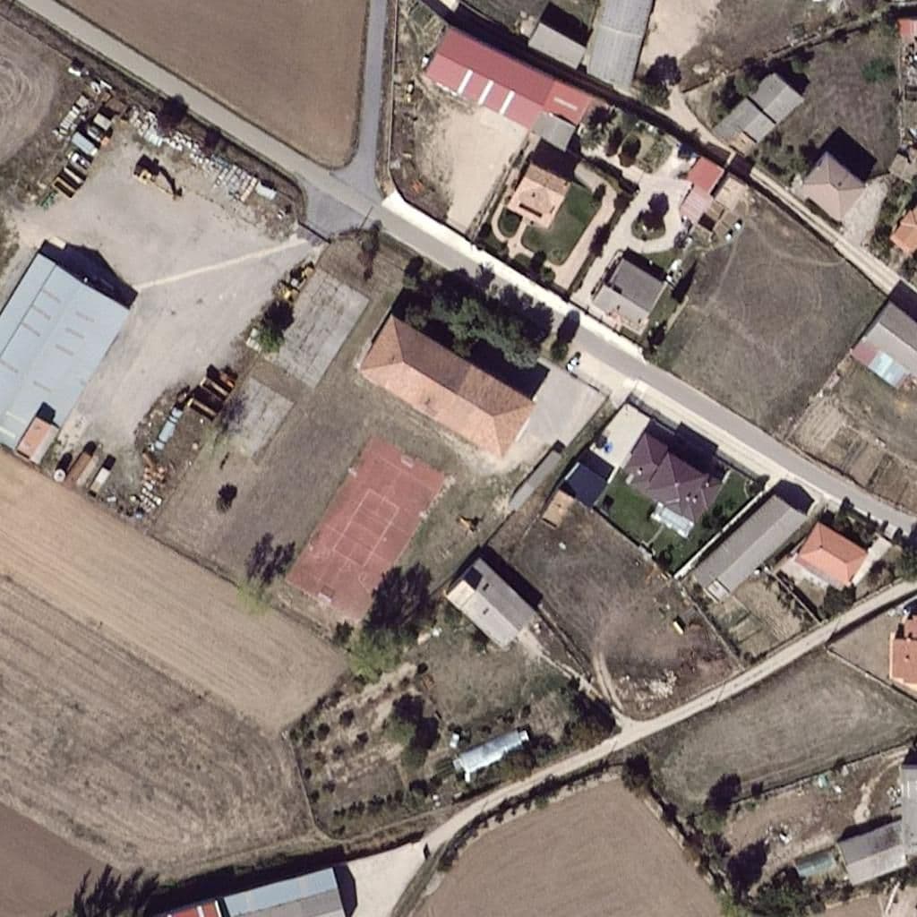 Aerial view of the grounds of CLAUDIA CIANCAS