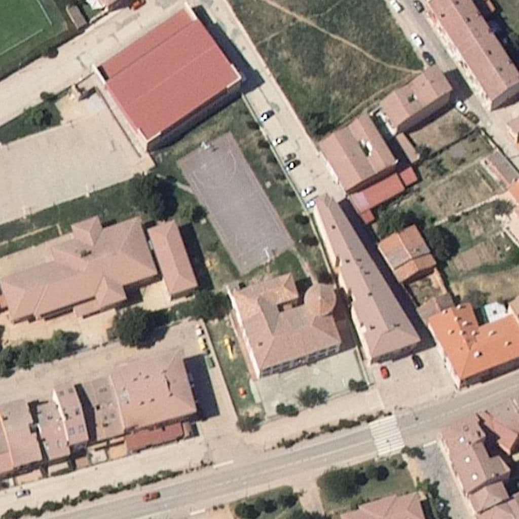 Aerial view of the grounds of CRA DE AYLLÓN