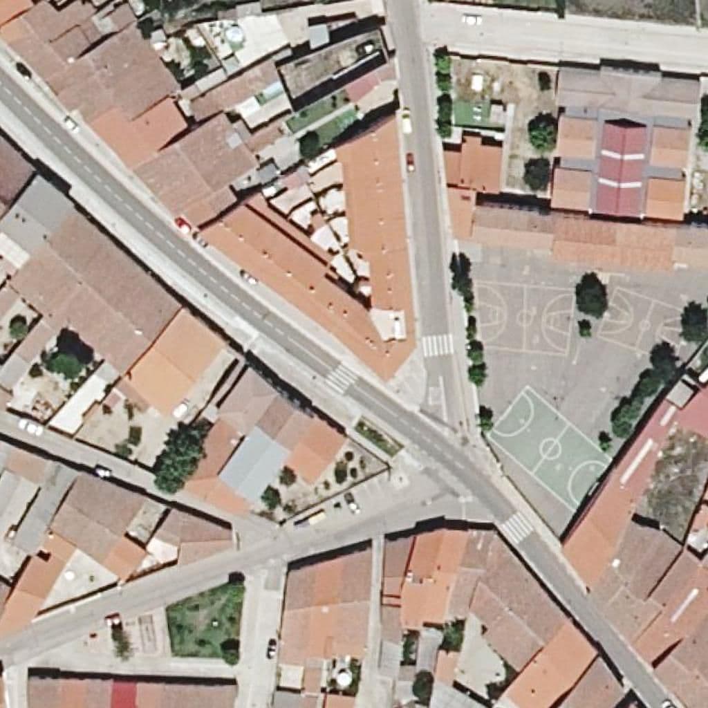 Aerial view of the grounds of CRA DE MORALEJA DEL VINO