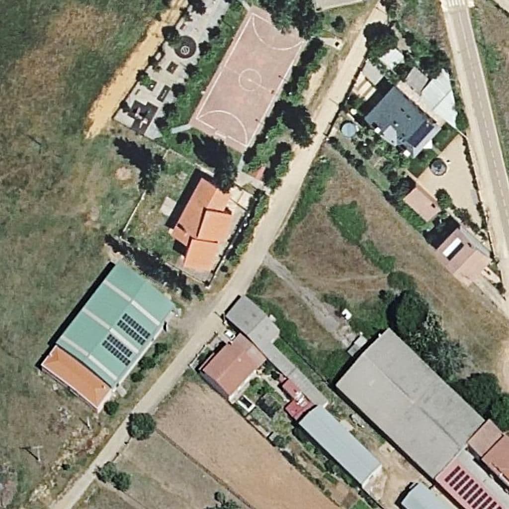 Aerial view of the grounds of CRA DE RIOFRÍO DE ALISTE