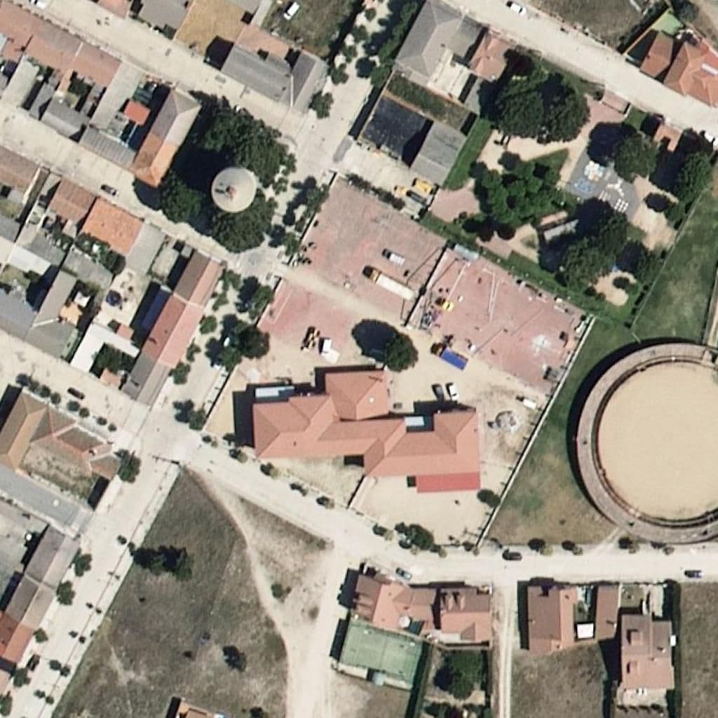 Aerial view of the grounds of CRA EL PINAR