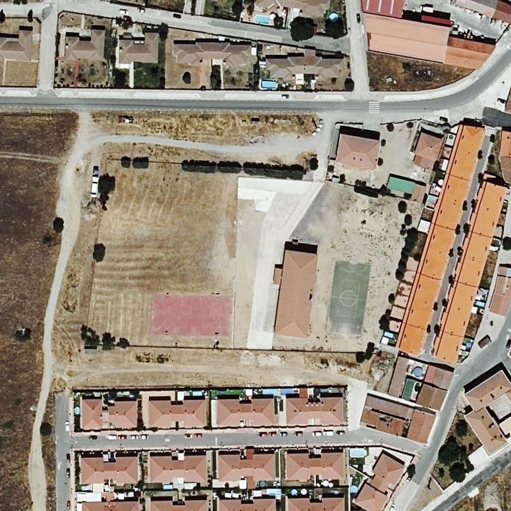 Aerial view of the grounds of CRA LLANOS DE MORAÑA