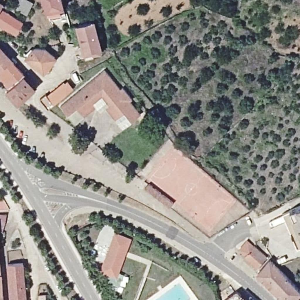 Aerial view of the grounds of CRA LOS CEREZOS