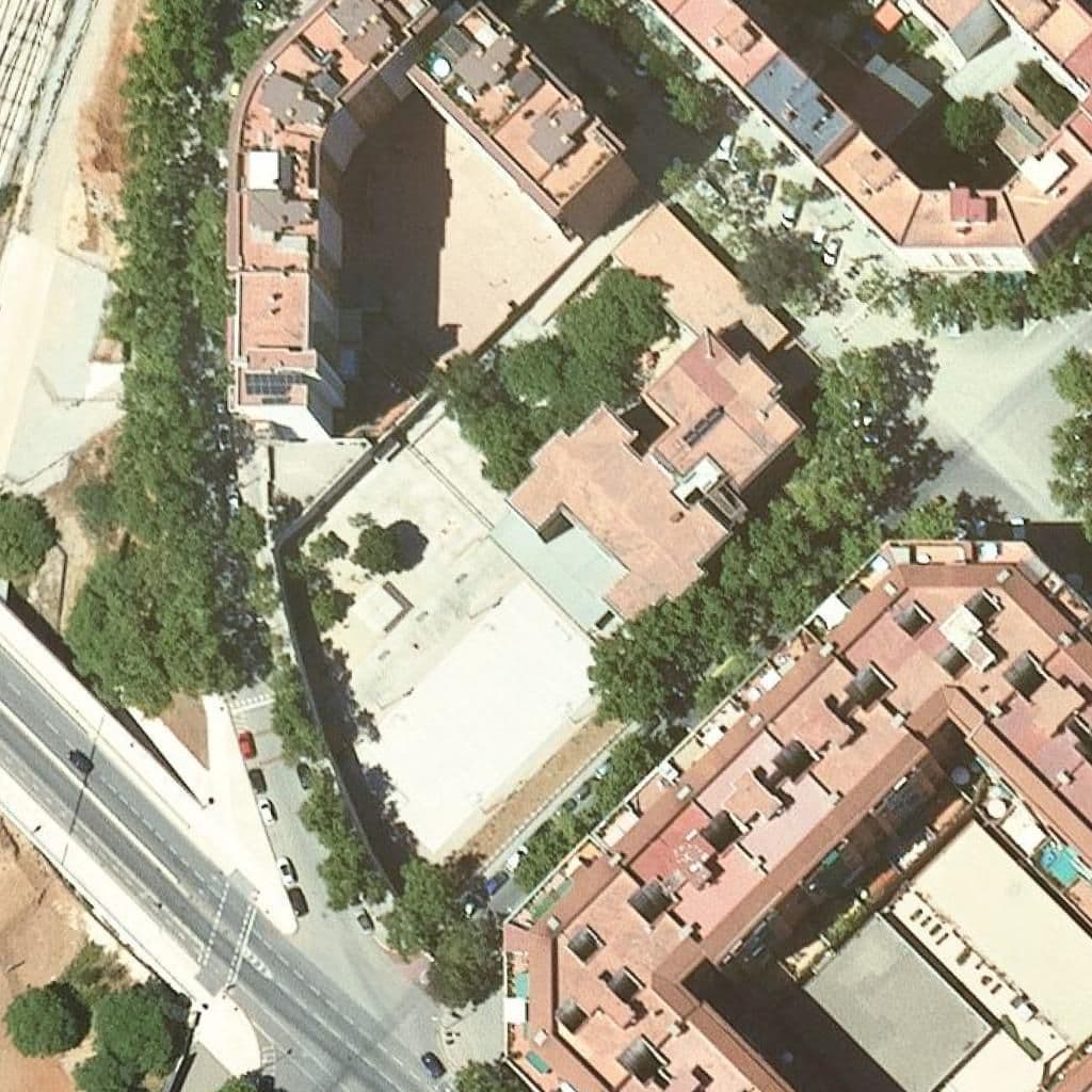 Aerial view of the grounds of Escola Bac De Roda