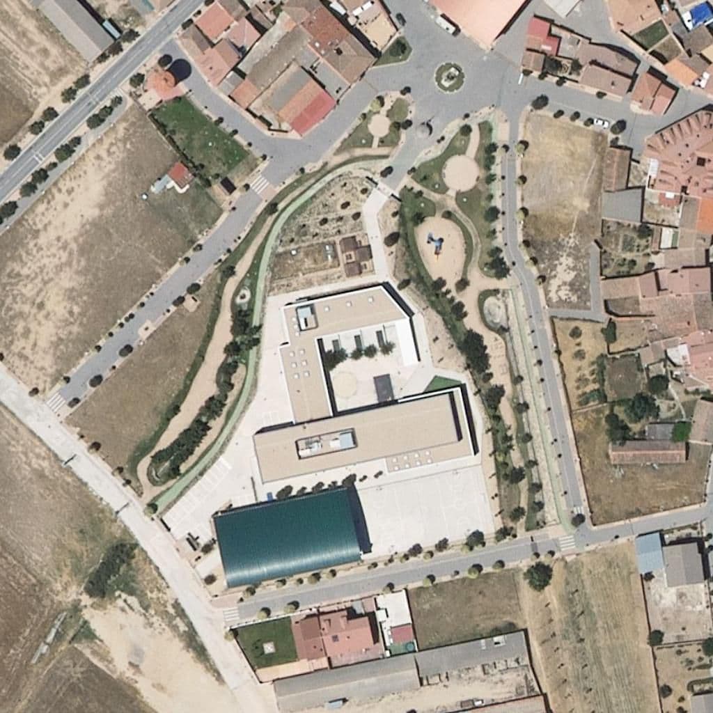 Aerial view of the grounds of CRA LOS LLANOS