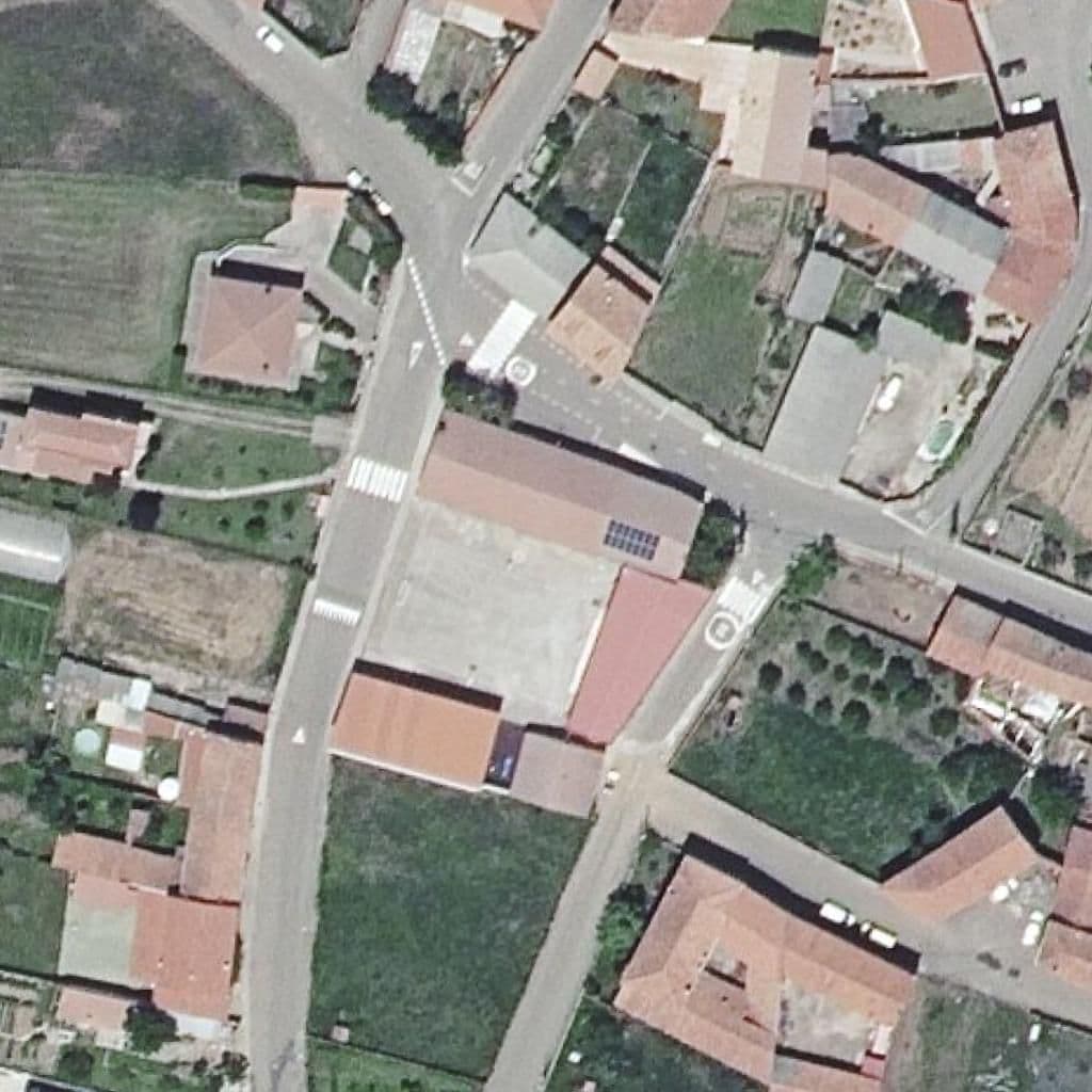 Aerial view of the grounds of CRA MAESTRO EMILIO ALONSO