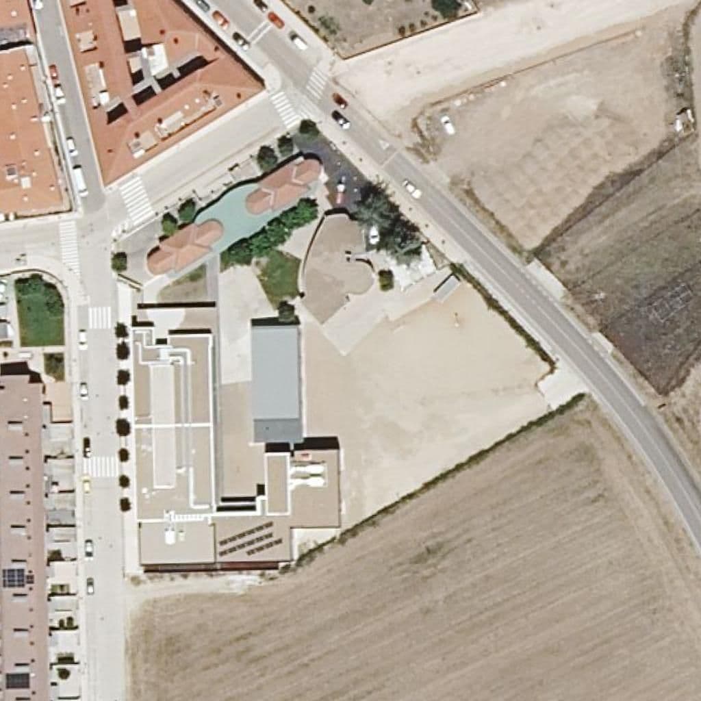 Aerial view of the grounds of CRA MARÍA MOLINER