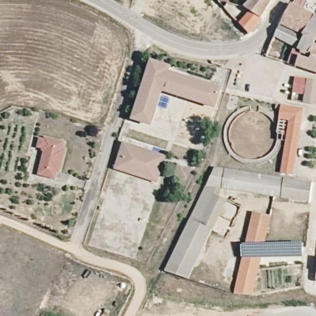 Вид сверху на территорию школы «CRA PADRE HOYOS»