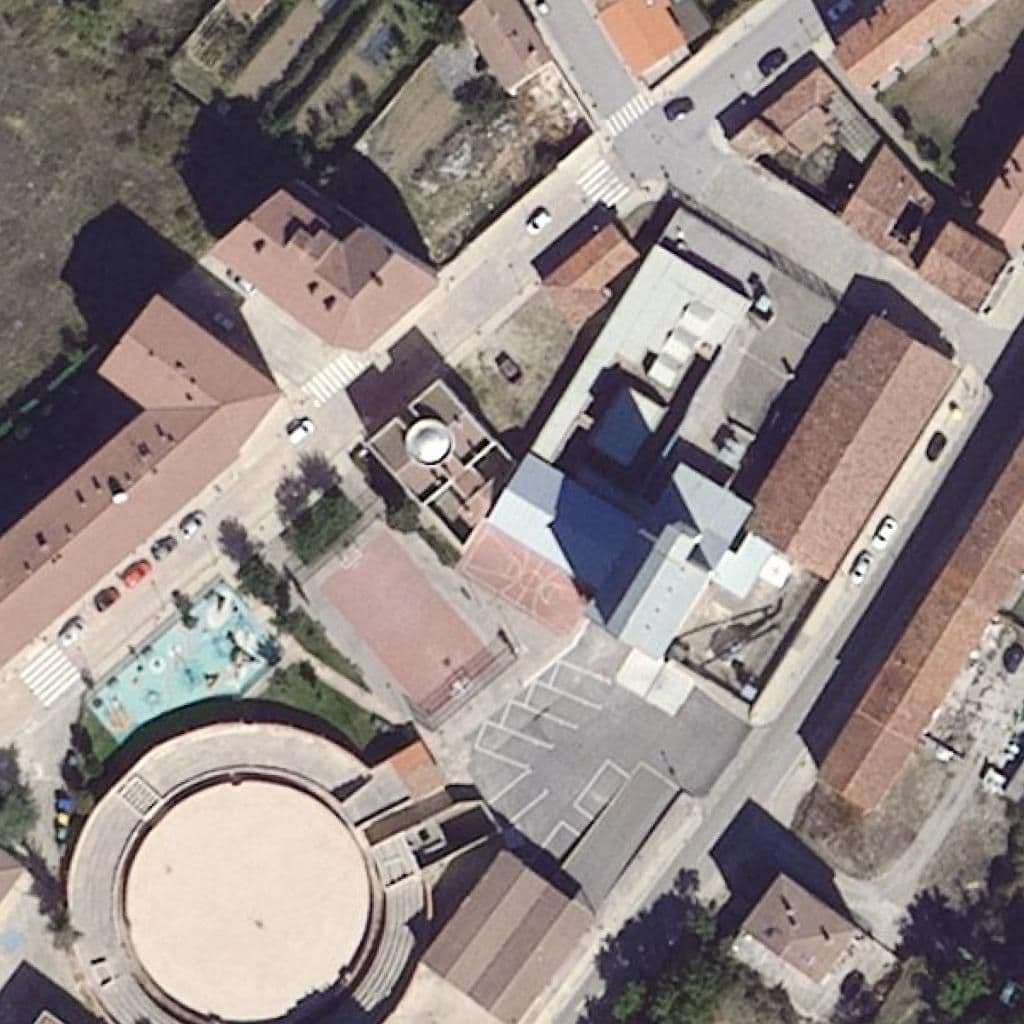 Aerial view of the grounds of CRA RAIMUNDO DE MIGUEL