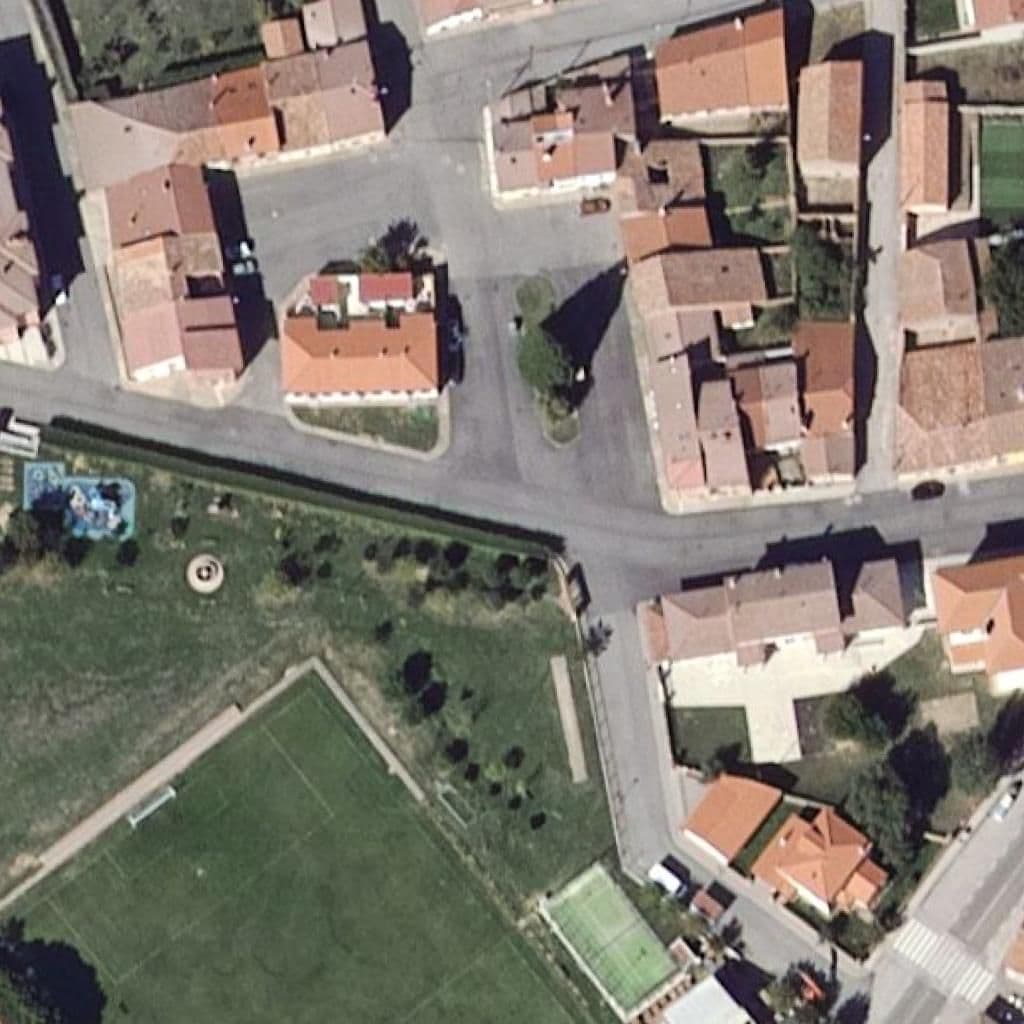 Aerial view of the grounds of CRA RÍO IZANA