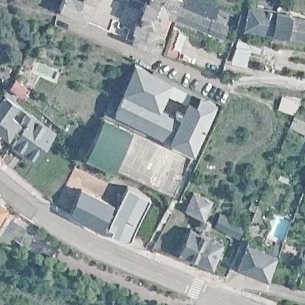 Вид згори на територію школи «CRA SANTA BÁRBARA»