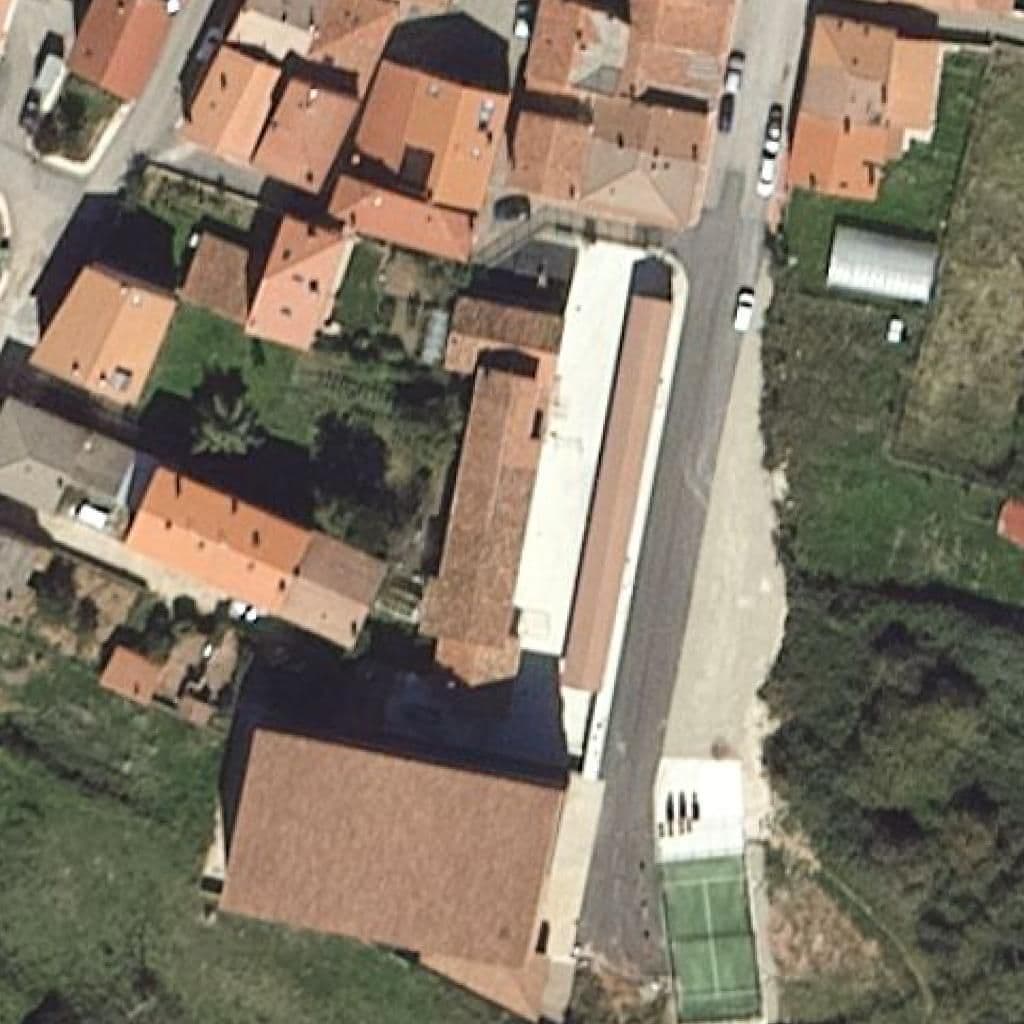 Aerial view of the grounds of CRA SIERRA DE PINARES