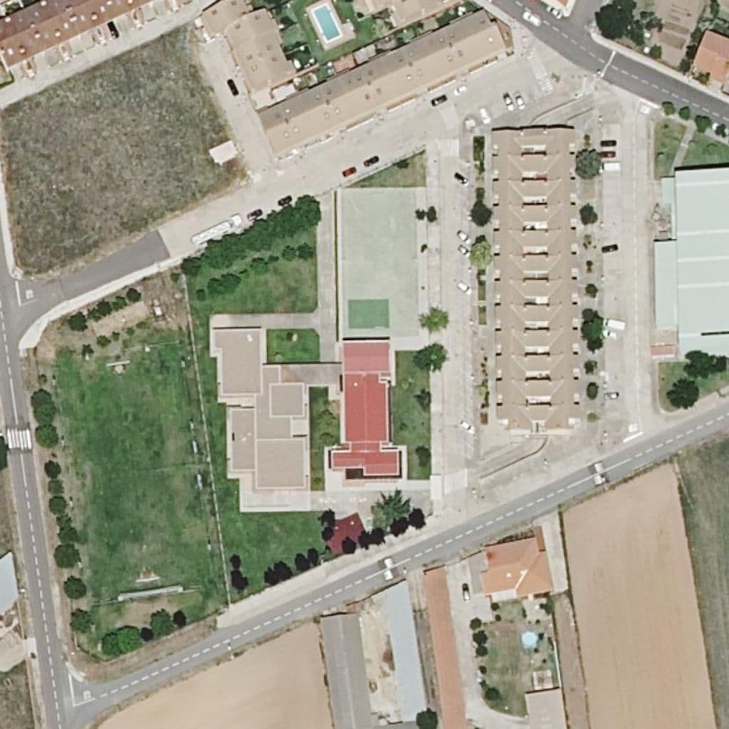 Aerial view of the grounds of CRA TIERRA DEL PAN