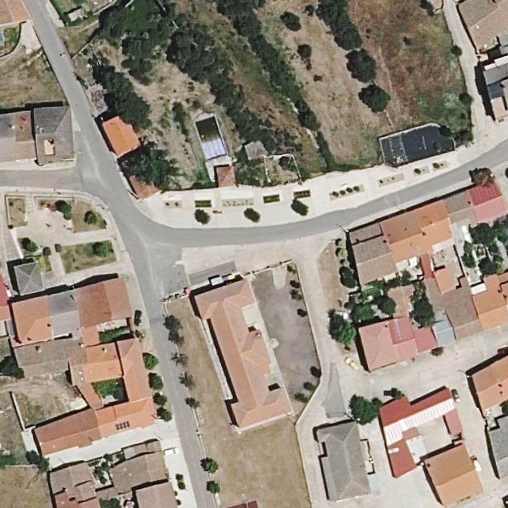 Aerial view of the grounds of CRA TIERRAS DE SAYAGO