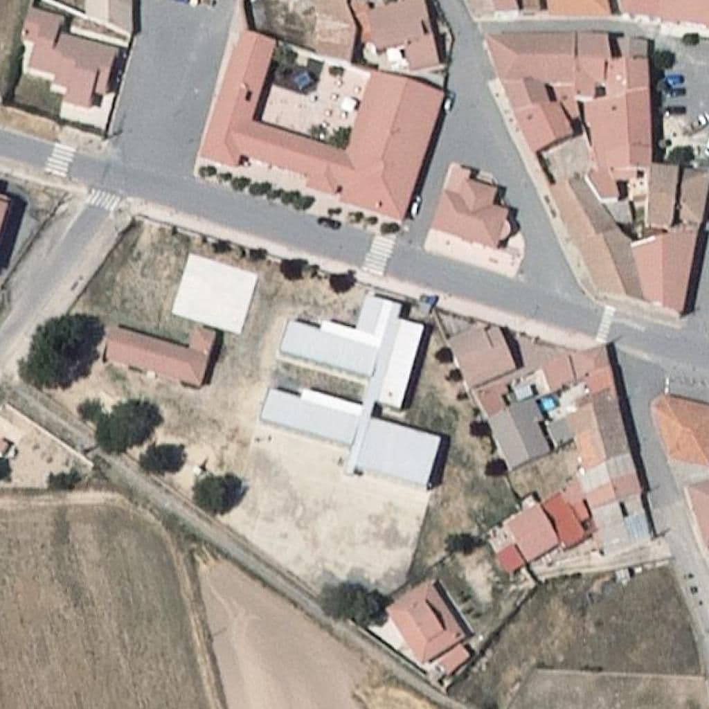 Aerial view of the grounds of CRA TOMÁS LUIS DE VICTORIA
