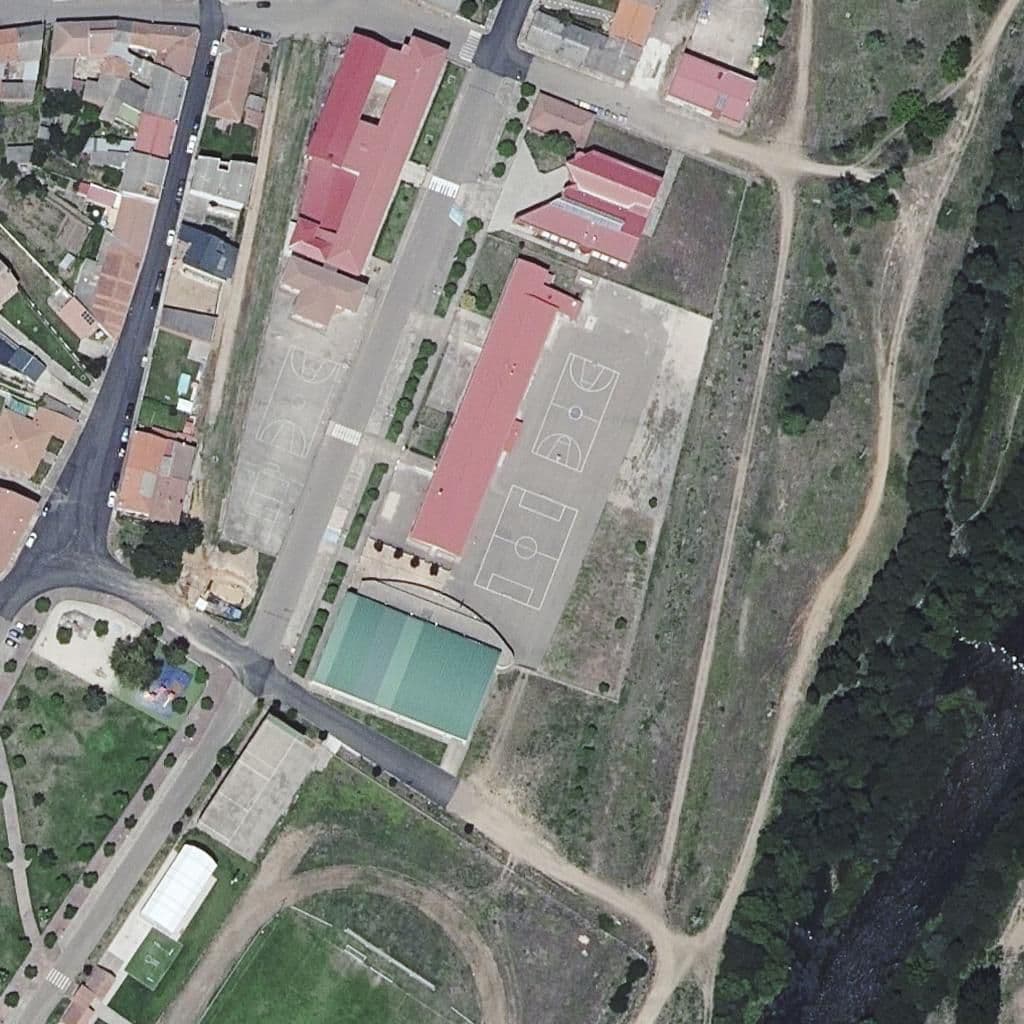 Aerial view of the grounds of CRA TRES RÍOS