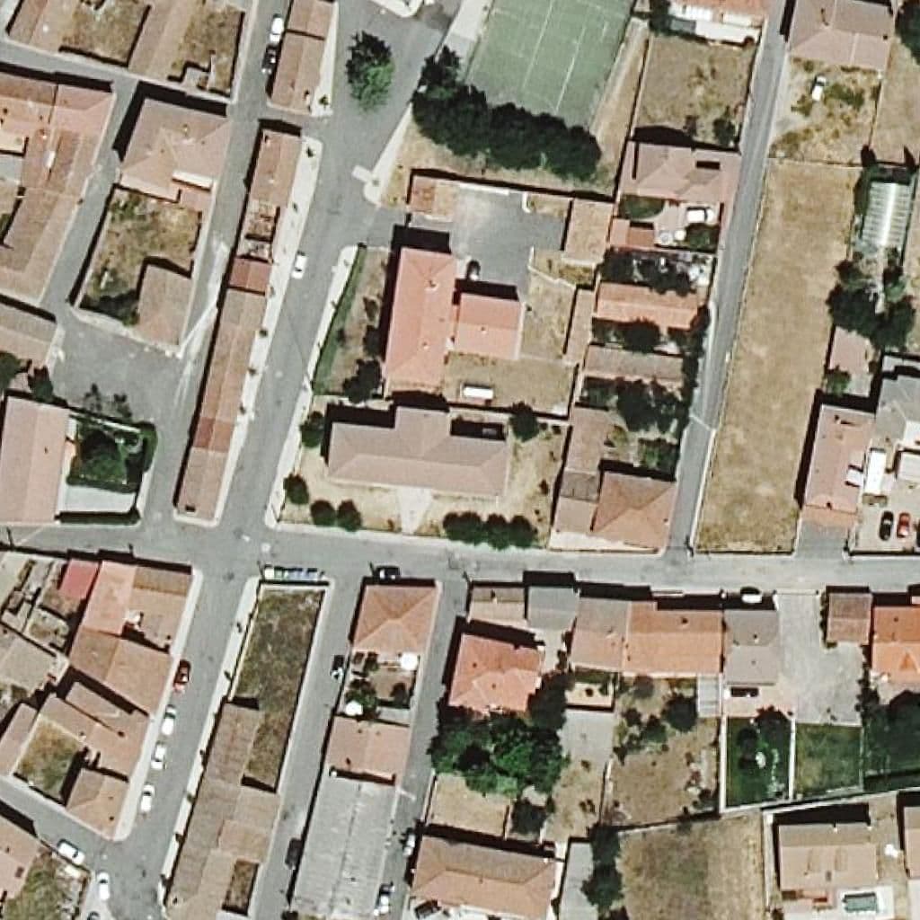 Aerial view of the grounds of CRA VALLE AMBLÉS