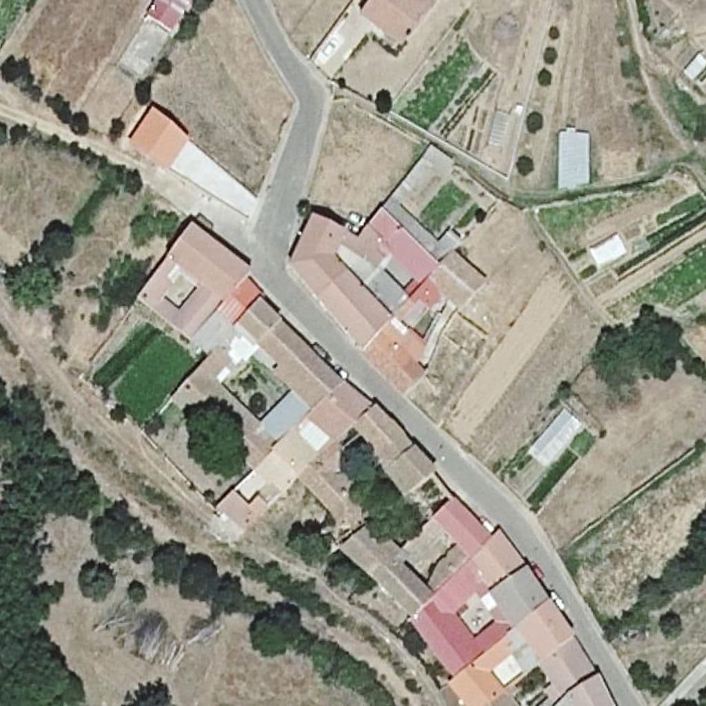 Aerial view of the grounds of CRA VALLE DEL DUERNA