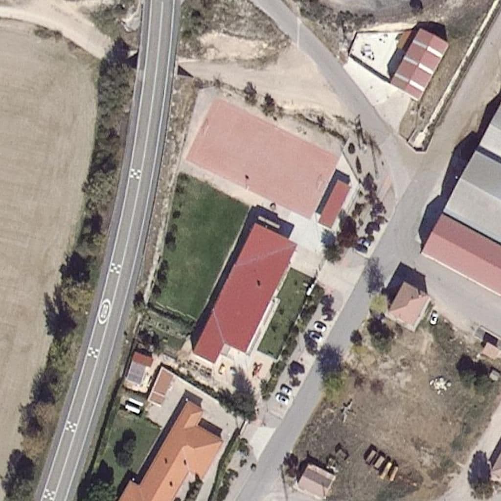 Aerial view of the grounds of CRA VALLE DEL RIAZA