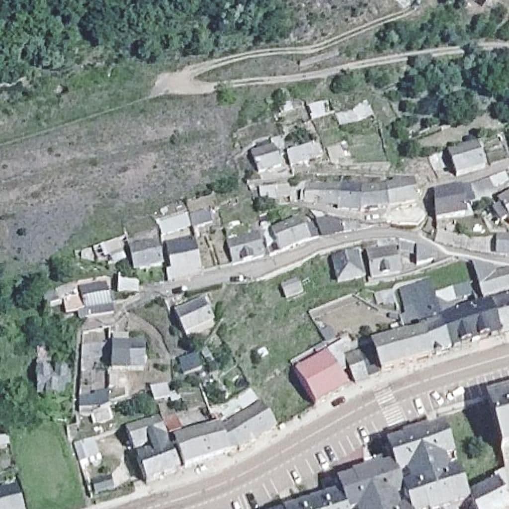 Aerial view of the grounds of EL CAMPO