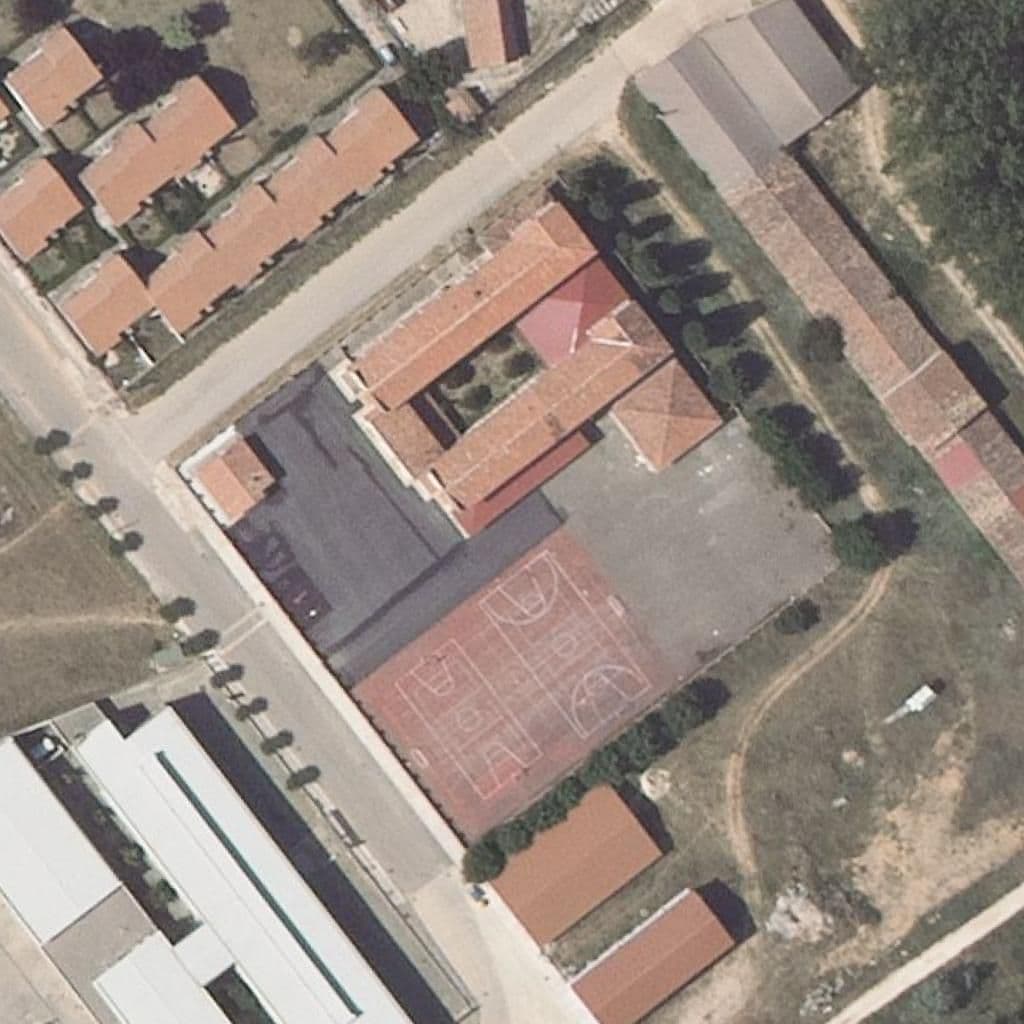 Aerial view of the grounds of FRAY ENRIQUE FLÓREZ