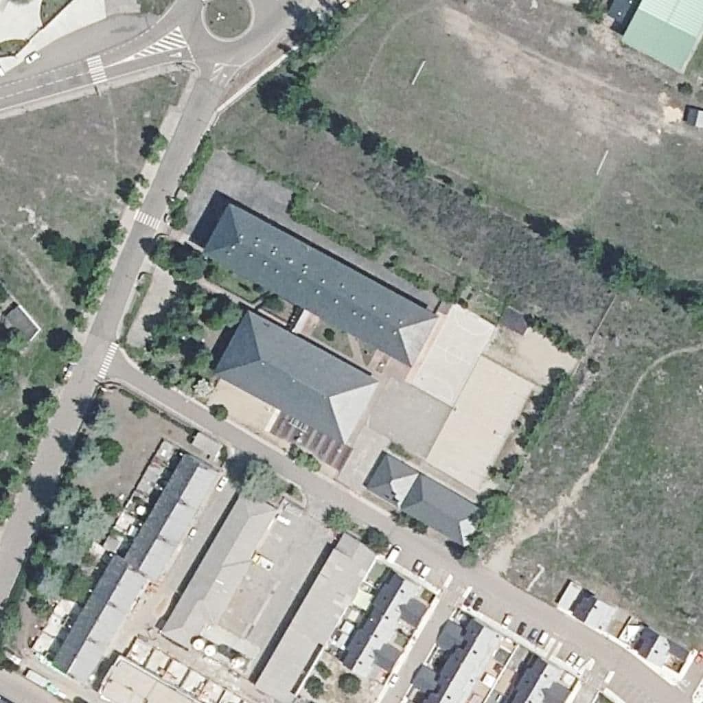 Aerial view of the grounds of FRAY LUIS DE GRANADA