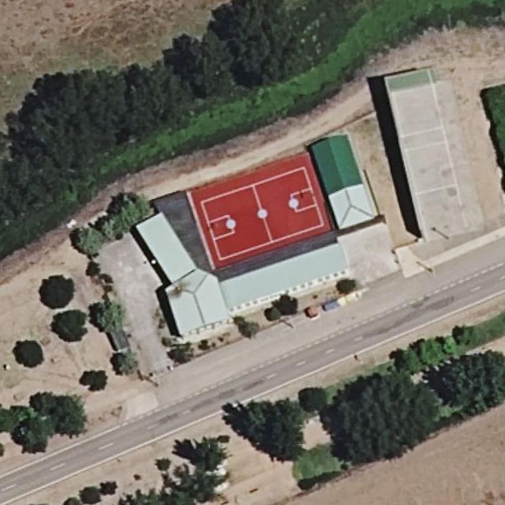 Aerial view of the grounds of GABRIELA MISTRAL