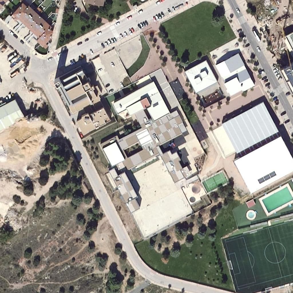 Aerial view of the grounds of GERARDO DIEGO