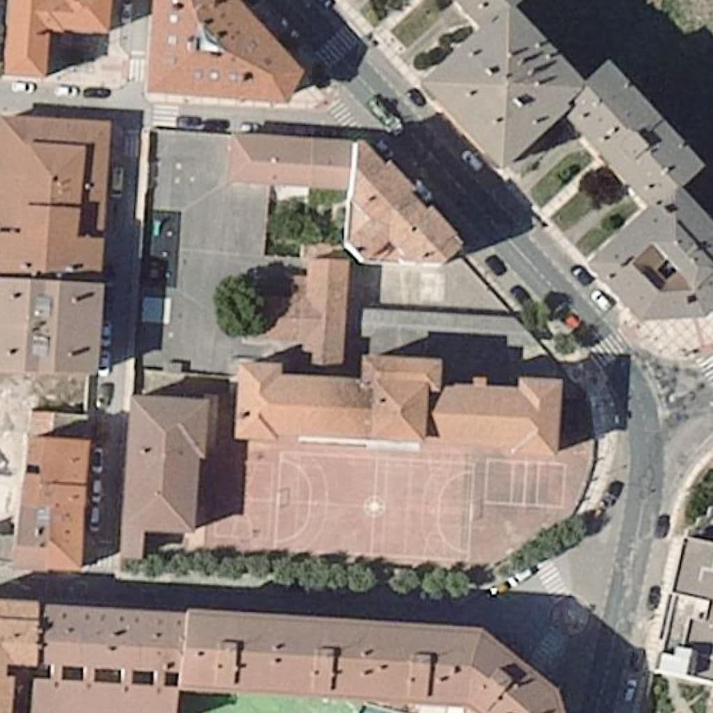 Aerial view of the grounds of JUAN ABASCAL