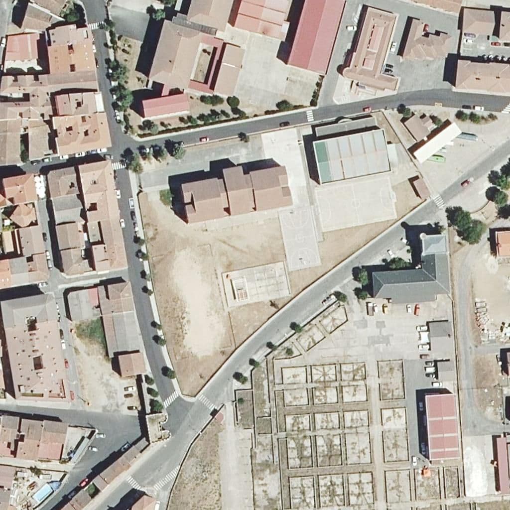 Aerial view of the grounds of JUAN ARRABAL