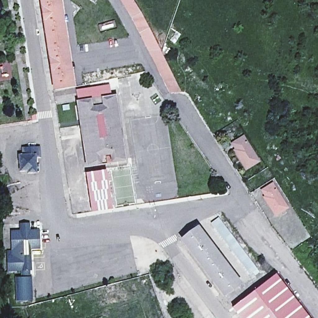 Aerial view of the grounds of LA BIESCA