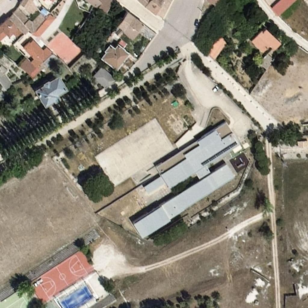 Aerial view of the grounds of LA CAÑADA