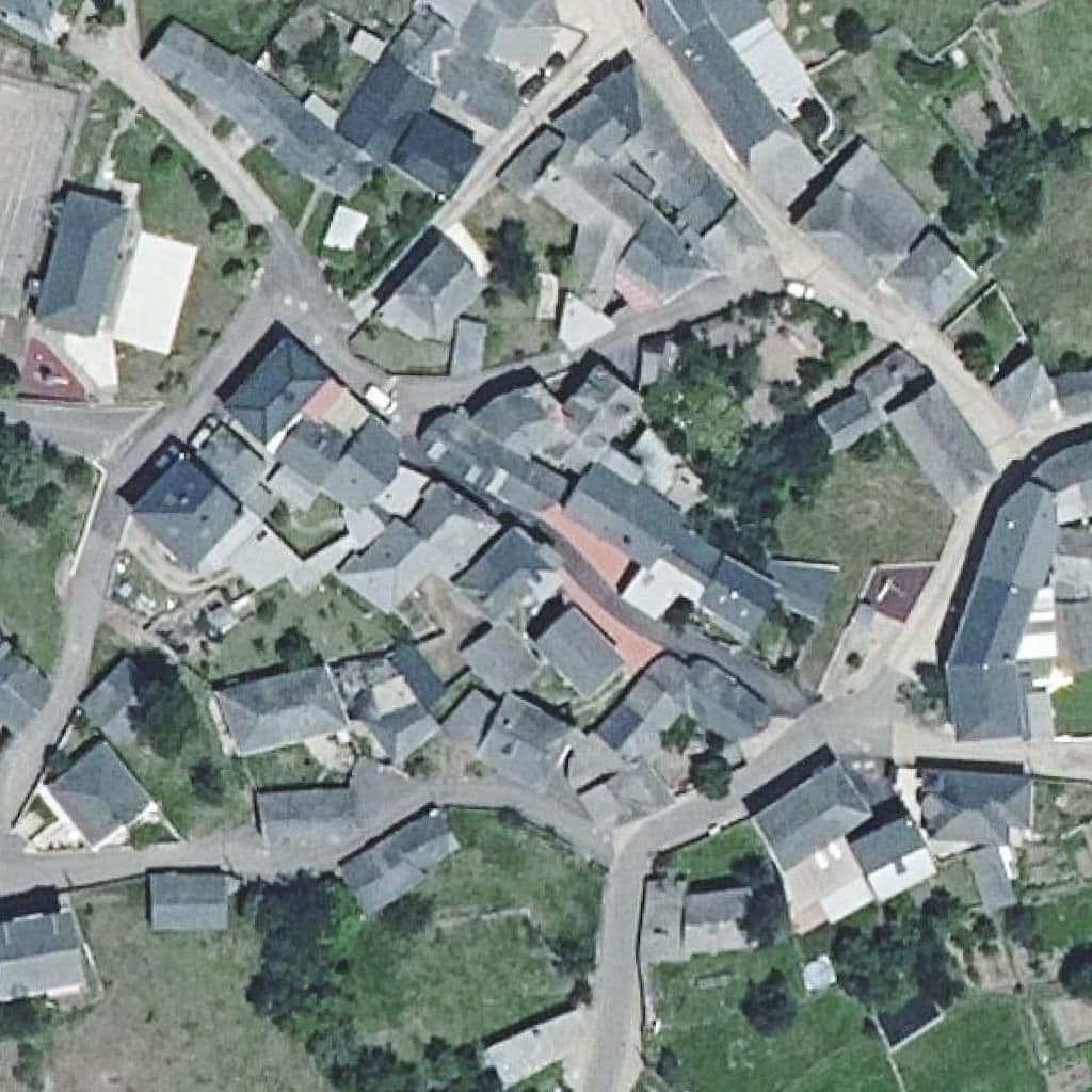 Aerial view of the grounds of LA CORTINA